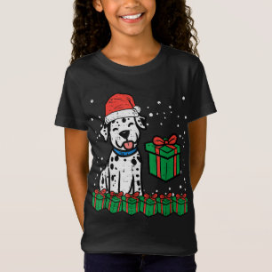 Christmas Dalmatian Santa Cute Xmas Dog Lover T-Shirt