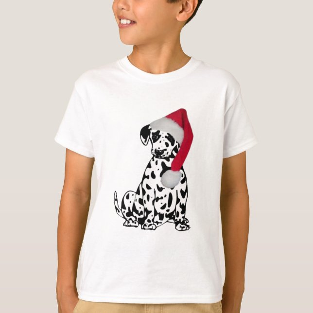 Christmas Dalmatian T-Shirt (Front)
