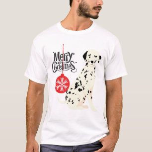 Christmas Dalmatian T-Shirt