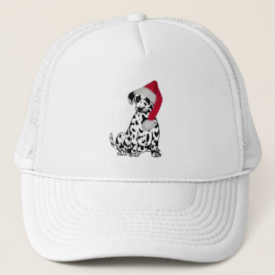 Christmas Dalmatian Trucker Hat