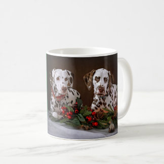 Christmas Dalmatians Coffee Mug