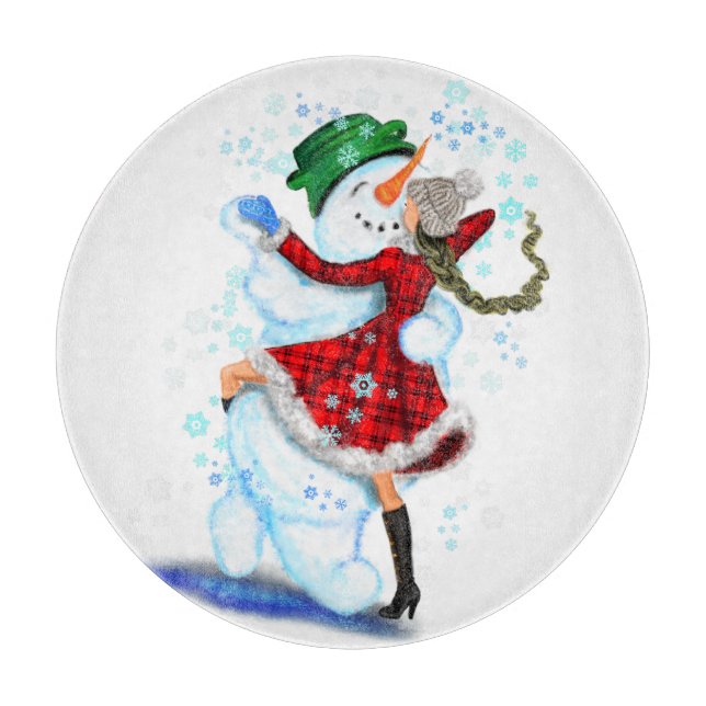 Christmas Dancers Cutting Board (Front)