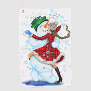 Christmas Dancers Golf Towel