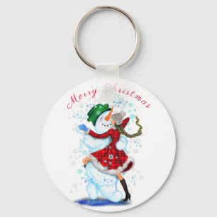 Christmas Dancers Keychain