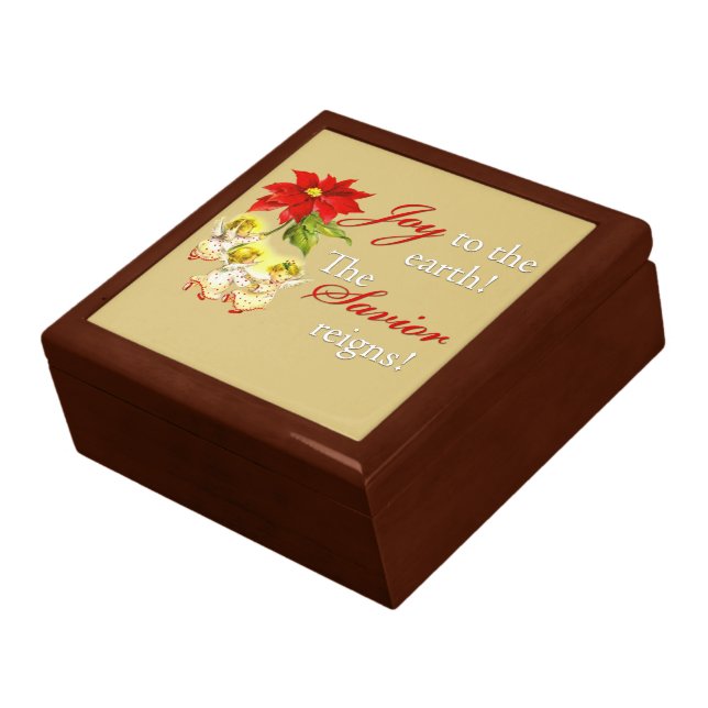Christmas Dancing Baby Angels Placemat Gift Box (Side)