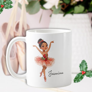 Christmas Dancing Ballet Girl  Coffee Mug