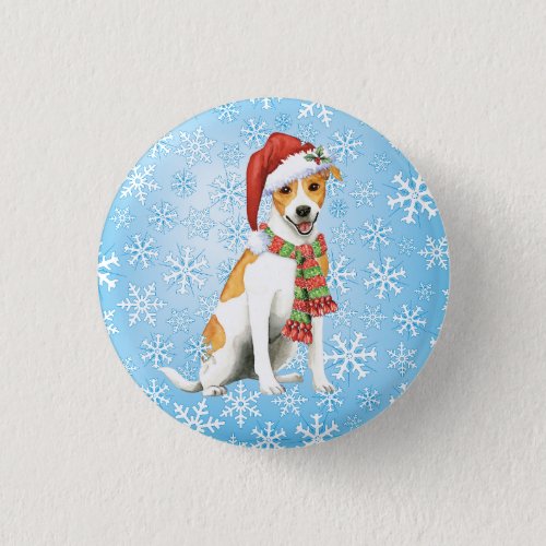 Christmas DanishSwedish Farmdog Button