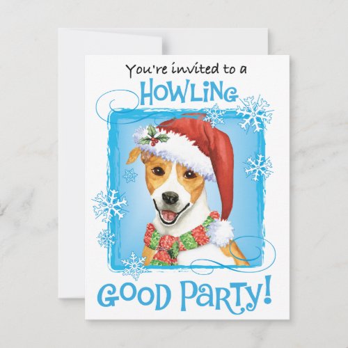 Christmas DanishâSwedish Farmdog Invitation
