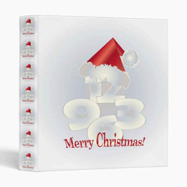 Christmas Day 3 Ring Binder (Front/Spine)