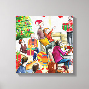 Christmas Day Canvas Print