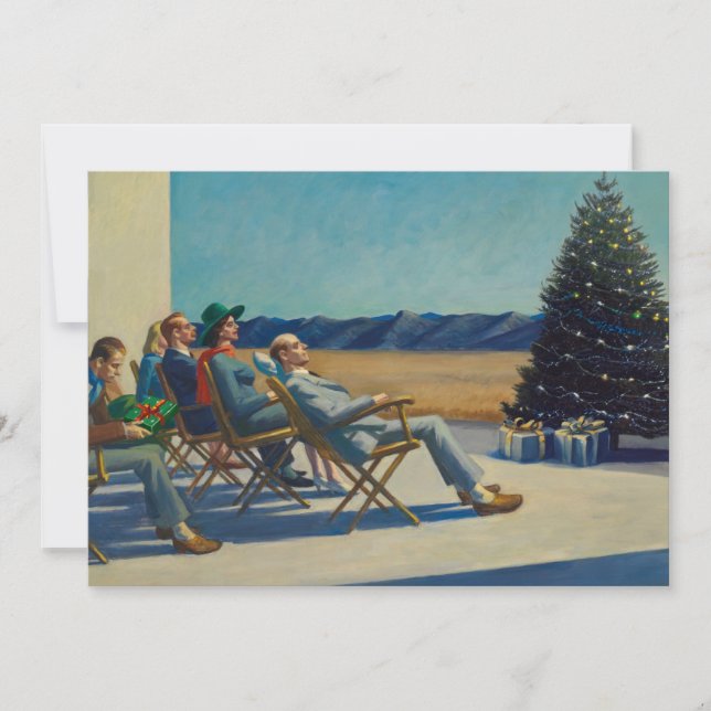 Christmas Day, People in the Sun Invitation (Front)