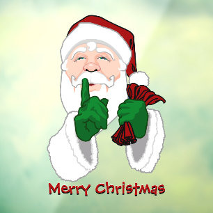 Christmas Decals Custom Santa Clause Window Decal