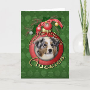 Christmas - Deck the Halls - Aussies Holiday Card