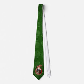 Christmas - Deck The Halls - Berners Neck Tie by FrankzPawPrintz at Zazzle