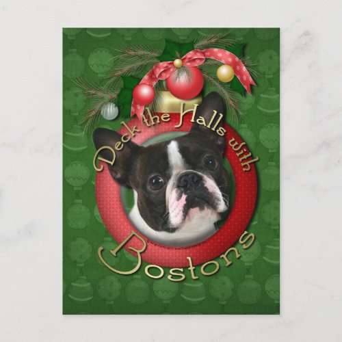 Christmas _ Deck the Halls _ Bostons Holiday Postcard