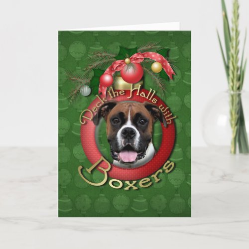 Christmas _ Deck the Halls _ Boxers _ Vindy Holiday Card