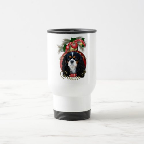 Christmas _ Deck the Halls _ Cavaliers _ Tri_Color Travel Mug