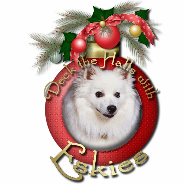 Christmas - Deck the Halls - Eskies Cutout (Front)