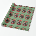 Christmas - Deck the Halls - Frenchies Wrapping Paper