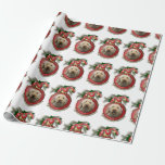 Christmas - Deck the Halls - GoldenDoodles Wrapping Paper