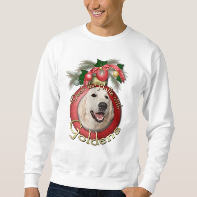 Christmas - Deck the Halls - Goldens - Tebow Sweatshirt (Front)