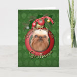 Christmas - Deck the Halls - Griffons Holiday Card