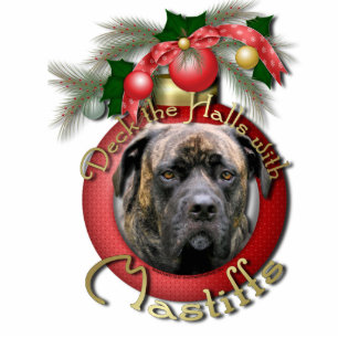 Christmas - Deck the Halls - Mastiffs - Cyclone Statuette