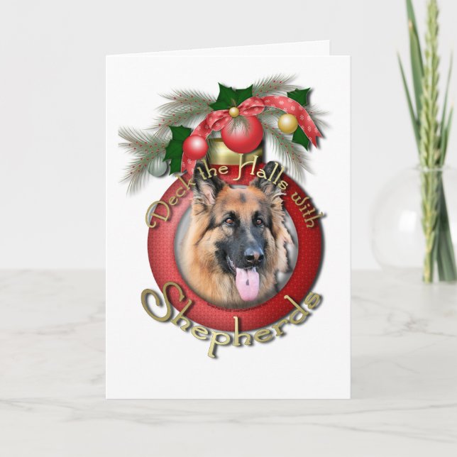 Christmas - Deck the Halls - Shepherds - Chance Holiday Card (Front)