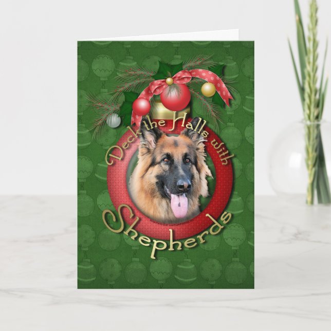 Christmas - Deck the Halls - Shepherds - Chance Holiday Card (Front)