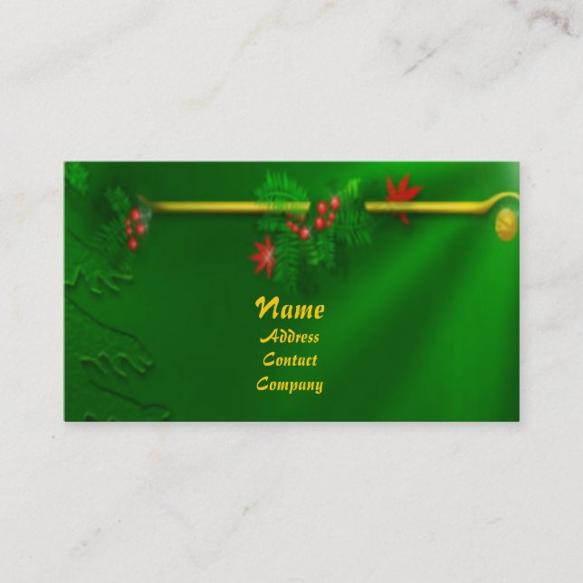 Christmas Deco Profile Card (Front)