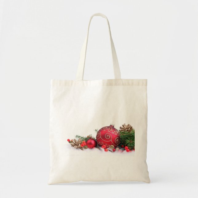 CHRISTMAS DECOR AND HOLIDAY TOTE (Front)