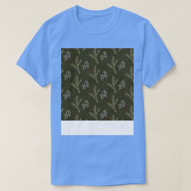 Christmas Decor Pattern T-Shirt (Design Front)