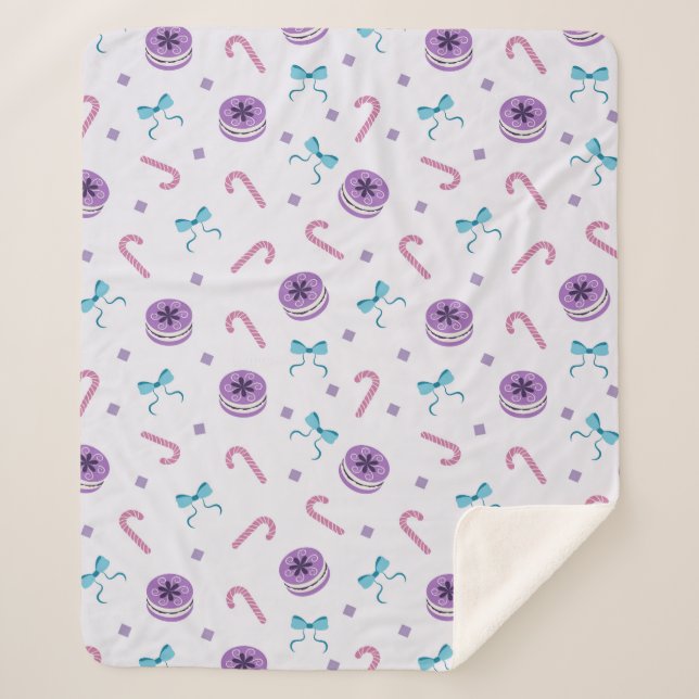 Christmas Decor Sherpa Blanket (Front)