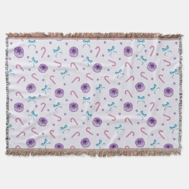 Christmas Decor Throw Blanket (Front)