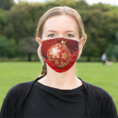 Christmas Decoration Adult Cloth Face Mask (Outside)