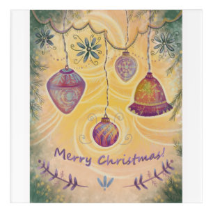 Christmas decoration and tree Art