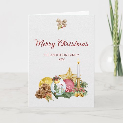 Christmas Decoration    Card