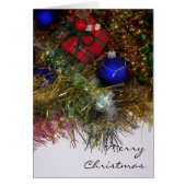 Christmas decoration Card (Front)