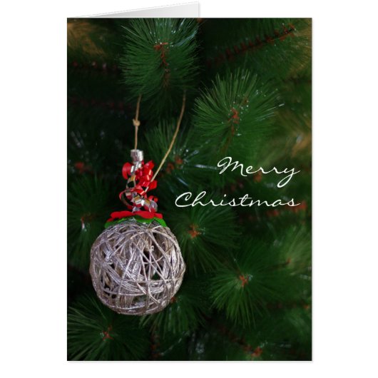 Christmas decoration Card (Front)