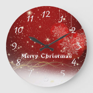 Christmas decoration large clock