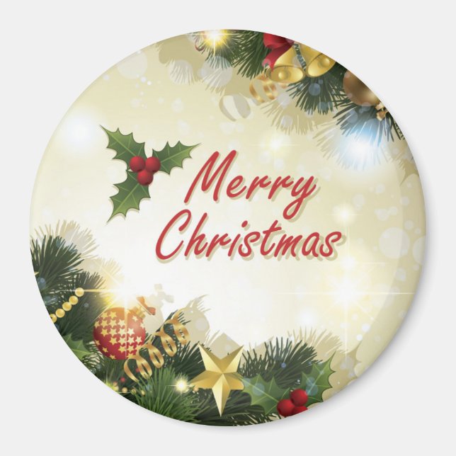 Christmas Decoration Magnet (Front)