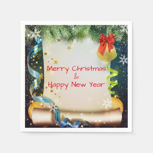 Christmas Decoration Napkins (Front)