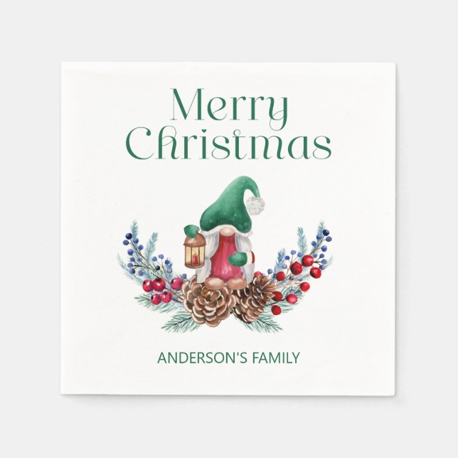 Christmas Decoration Napkins (Front)