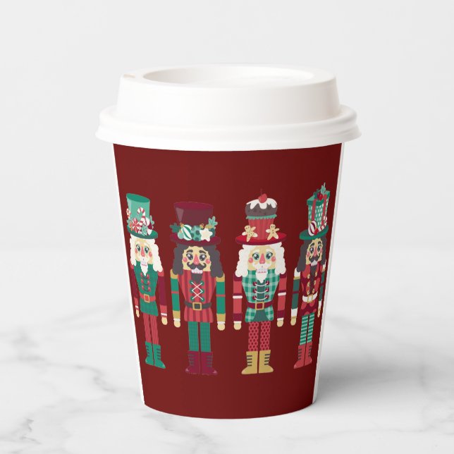 Christmas decoration Nutcrackers  Paper Cups (Back)
