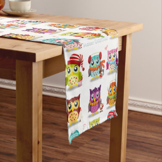 Christmas decoration Owl Short Table Runner