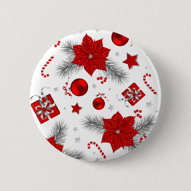Christmas decoration pattern button (Front)