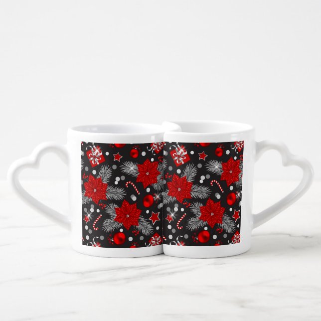 Christmas decoration pattern design coffee mug set (Front Nesting)
