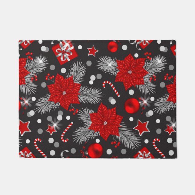 Christmas decoration pattern design doormat (Front)