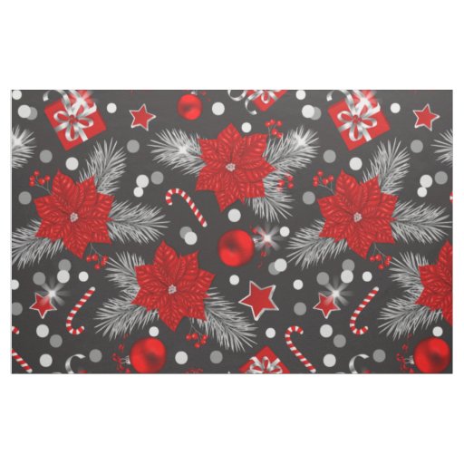Christmas decoration pattern design fabric