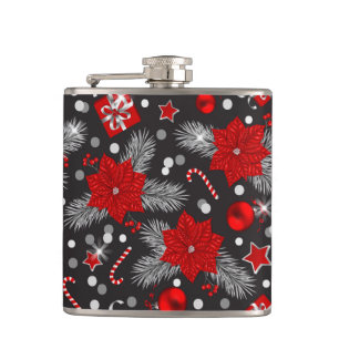 Christmas decoration pattern design flask